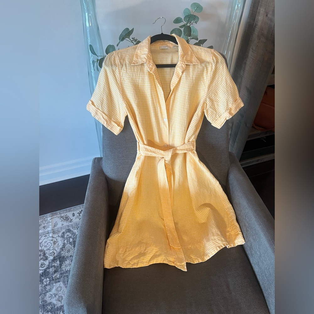 Wilfred linen mini dress